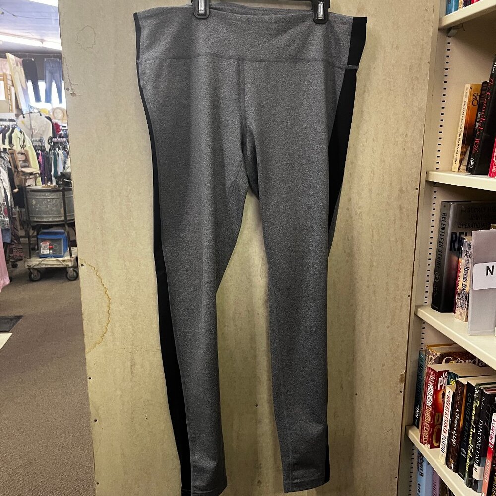 Zella Grey and Black Leggings